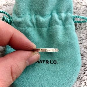 Tiffany & Co Stacking Love Ring Band (Size 8)